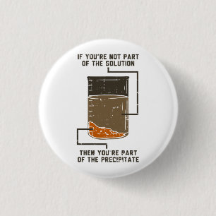 Organic Chemistry Science Teacher Funny Geek Button