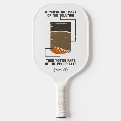 Organic Chemistry Science Teacher Personalized Pickleball Paddle