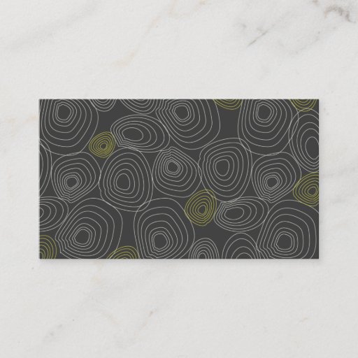 Customizable ORGANIC GRAY/WHITE BUSINESS CARD TEMPLATE