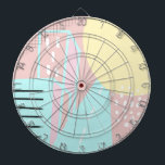 Organic City Street Art Pattern Dart Board<br><div class="desc">City Pattern Dart Board Illustration</div>