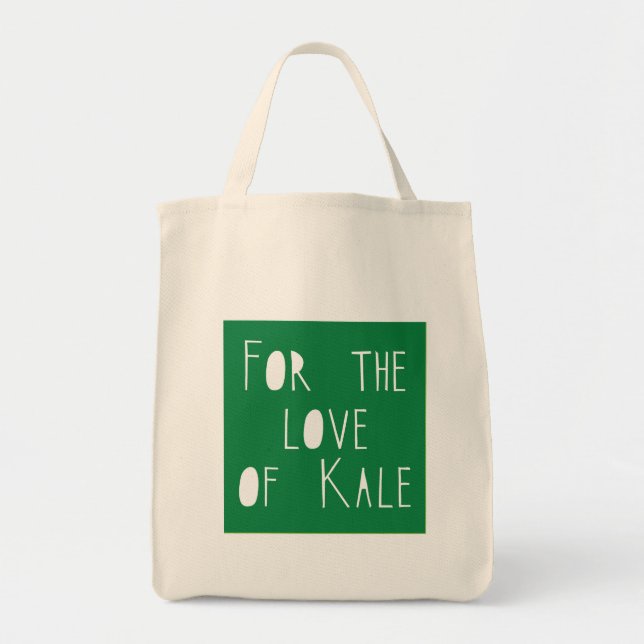 Organic Cotton Grocery Tote Bag (Front)