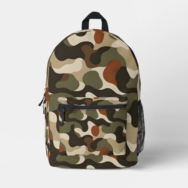 Organic Drift Printed Backpack (Front)