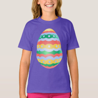 Organic Easter T-Shirt Girl's Easter Egg T-shirt