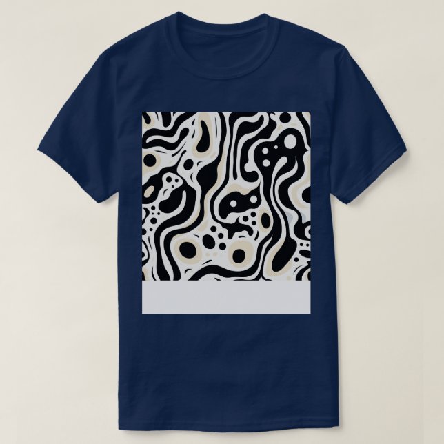 Organic Ebb and Flow 5 T-Shirt (Design Front)
