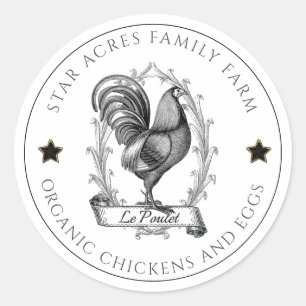 Organic Farm Hen Product Labels