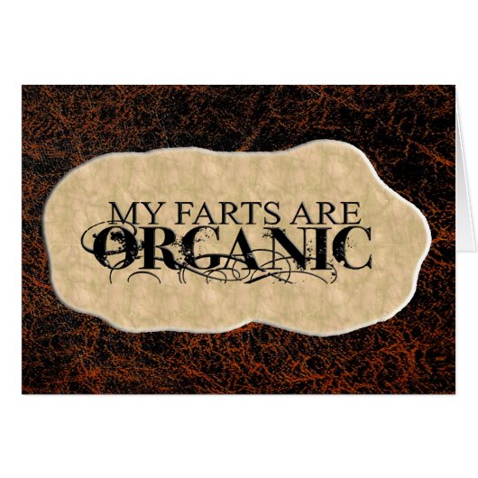 ORGANIC FARTS CARDS (Front Horizontal)