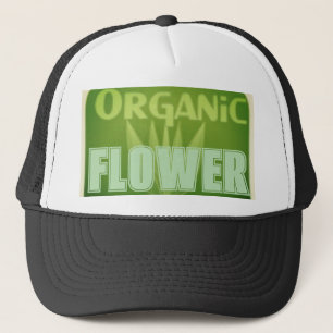 ORGANIC FLOWER TRUCKER HAT