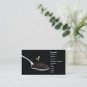 Organic food business card (Standing Front)
