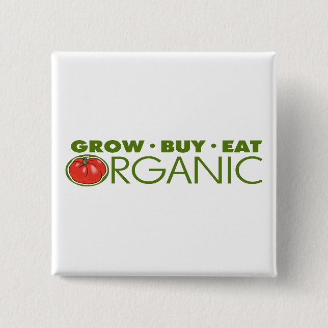 Organic Food Button (Front)