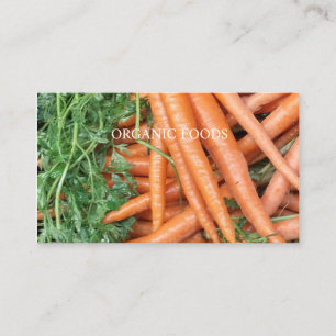 Organic Food crop  Business Card