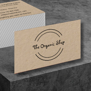 Organic Food Source Business Card