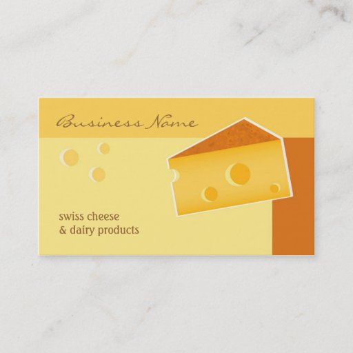 Customizable Organic Food Store Business Card