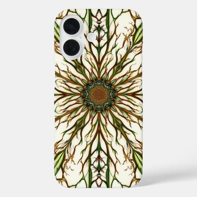 Organic Fractal Branching Nature-Inspired Pattern  Case-Mate iPhone Case (Back)
