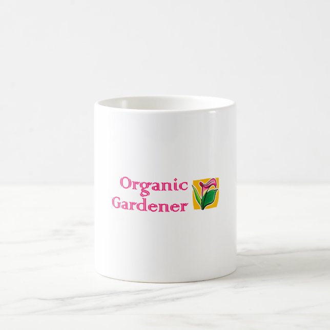 Organic Gardener - Calla Lilies Coffee Mug (Center)