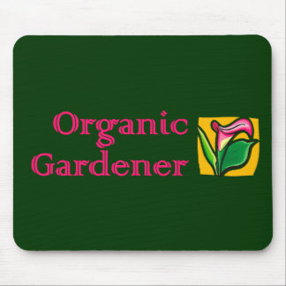 Organic Gardener - Calla Lilies Mouse Pad