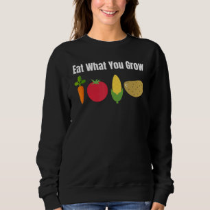 Organic Gardening Farming Homesteading Crunchy Mom Sweatshirt