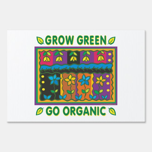 Organic Gardening Sign (Front)