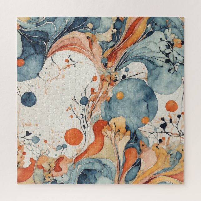 Organic Geometry Symphony Lover V3 Jigsaw Puzzle (Vertical)