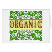 Organic Green Slogan (Front Horizontal)