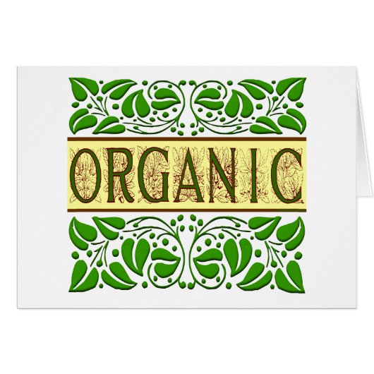 Organic Green Slogan (Front Horizontal)