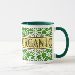 Organic Green Slogan Coffee Mug