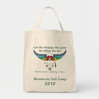 Organic Grocery Tote - Mendocino Sufi Camp 2010 Bag