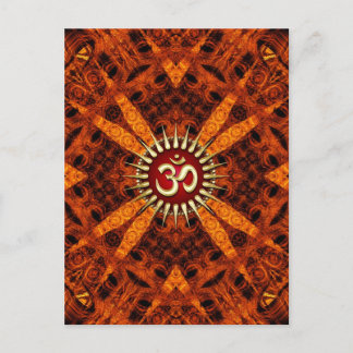 Organic Grooves OM Tribal NewAge Postcard