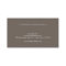 Organic Hand-Written Photographer's Business Card