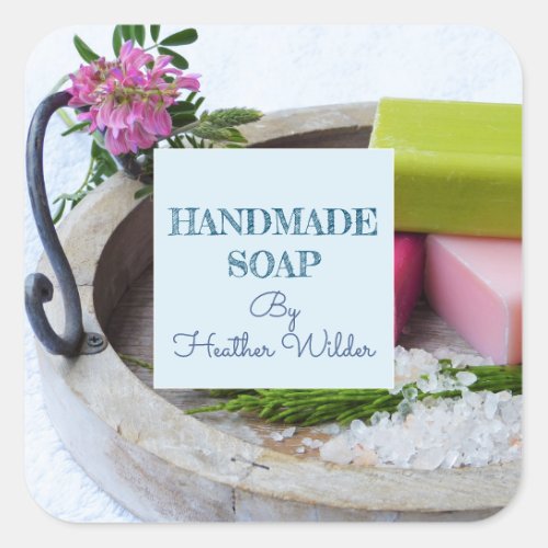 Organic Handmade Soaps Product Labels