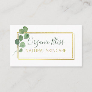 Organic Handmade Spa Soap Body Butter Skincare Business Card
