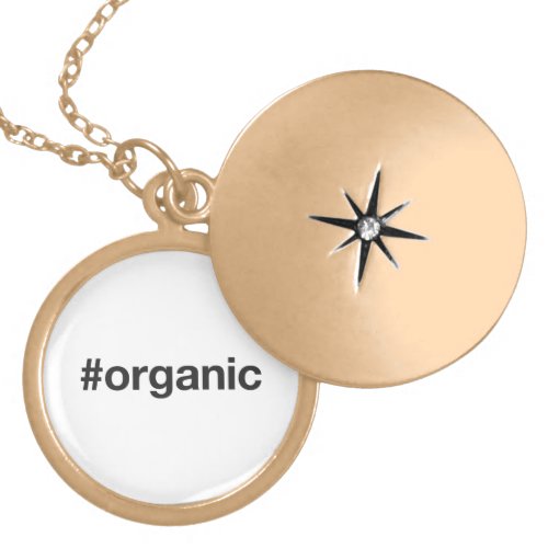 ORGANIC Hashtag Gold Plated Necklace