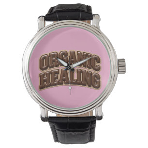 Organic Healing Varsity Puffy 3D Wrist Watch