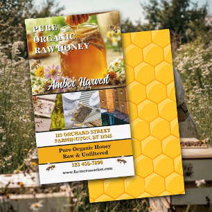 Organic Honey Farm Business Card