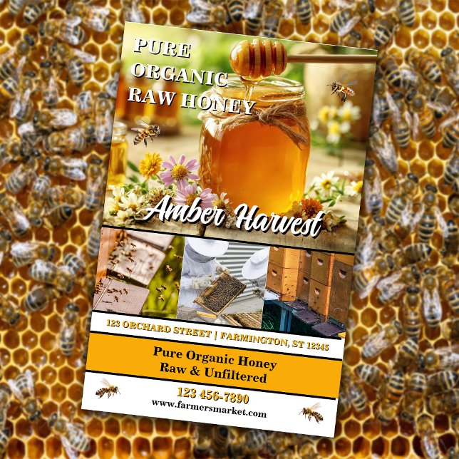 Organic Honey Farm Flyer (Creator Uploaded)