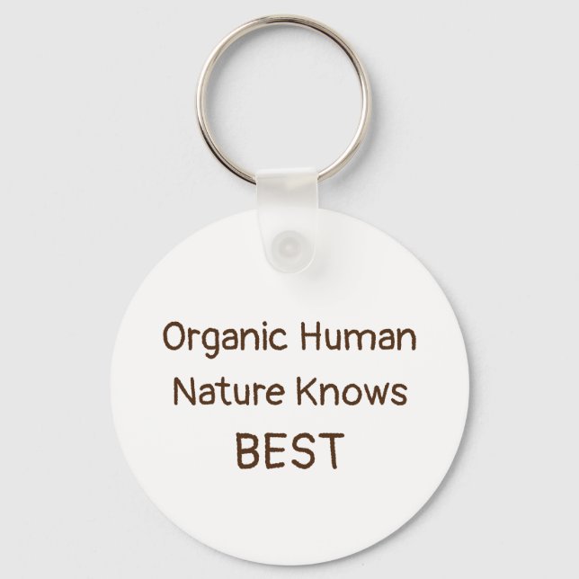 Organic Human Keychain (Front)