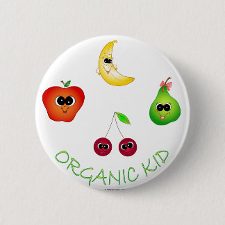 Organic Kid Pinback Button