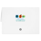 organic kisses cards (Back Horizontal)