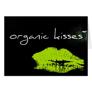 organic kisses cards