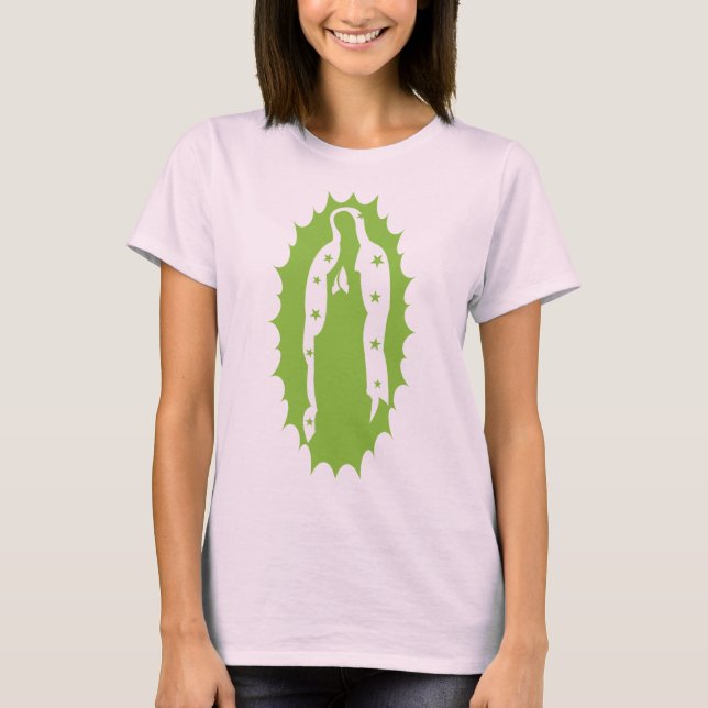 organic lady (our lady guadalupe) T-Shirt (Front)