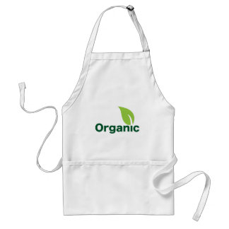 Organic leaf adult apron