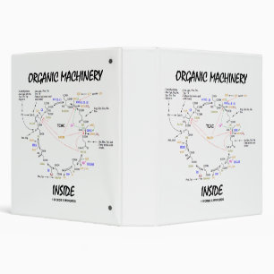 Organic Machinery Inside Krebs Cycle Geek Humor 3 Ring Binder