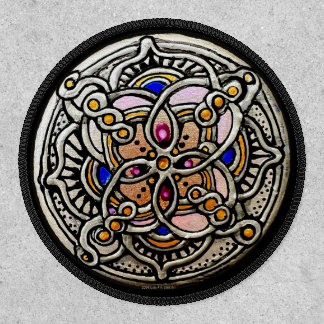 Organic mandala patch