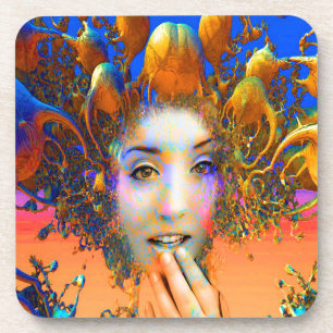 Organic Medusa Beverage Coaster