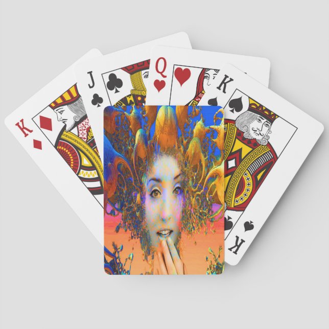 Organic Medusa Poker Cards (Back)