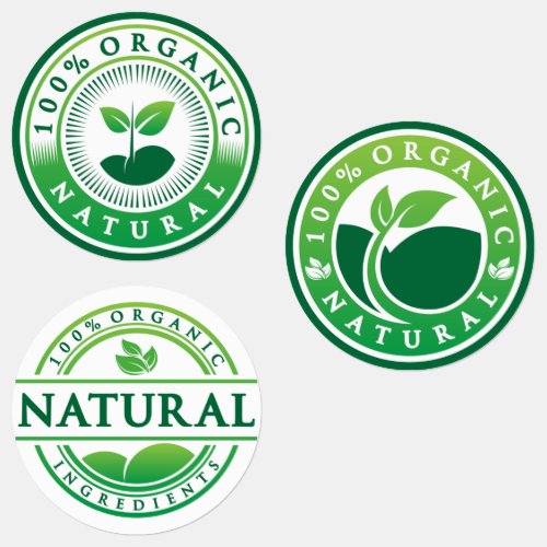 Organic Natural Healthy Label