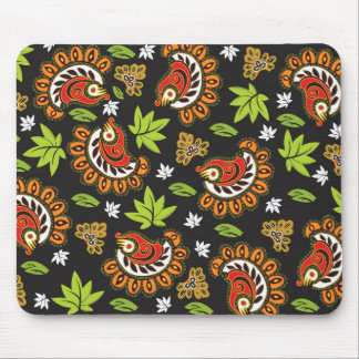 Organic Paisley ( with black) Mousepad