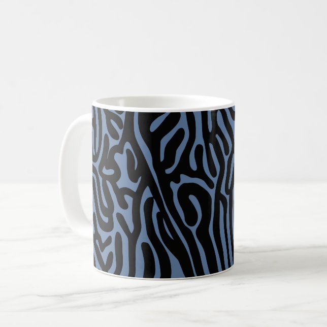 organic pattern abstract background texture nature coffee mug (Front Left)