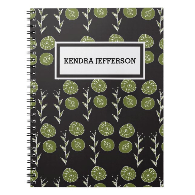 organic pattern notebook (Front)