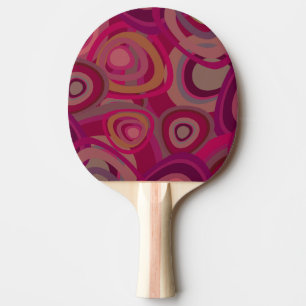 Organic pink ping pong paddle