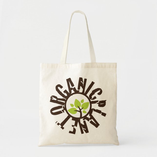 Organic Planet Reusable Canvas Bags (Front)